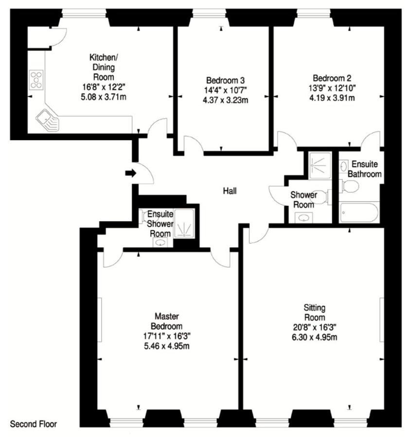 Edinburgh Castle Suite - The Edinburgh Address Exteriér fotografie
